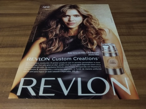 (pg628) Jessica Alba * Publicidad Revlon