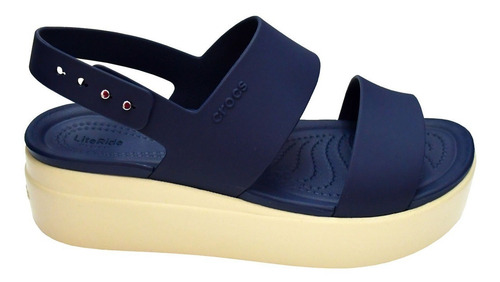 Sandalias Crocs Brooklyn Low Wedge Plataforma Rc Deportes