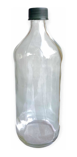 Imagen 1 de 1 de Botella Vidrio De 500 Cc Pack De 18 Unidades Con Tapa Pvc