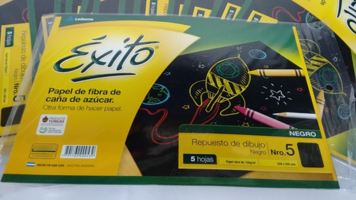 Repuesto Exito Para Dibujo 5 Hojas Canson Tamaño N5 X25 Uni.