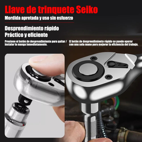 Juego De Herramientas Dados Llave Mecánicas Autocle 46pcs