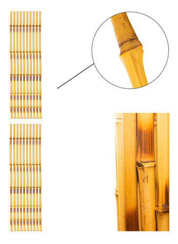 Bambu Para Decoração 45cm - 20 Unidades
