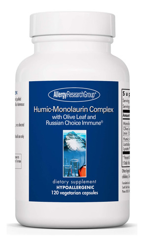 Allergy Research Group Humic-monolaurin Complex 120 Cápsulas