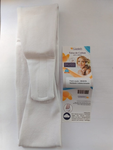 Faixa Para Cabelo Em Cotton Para Estética Com Velcro