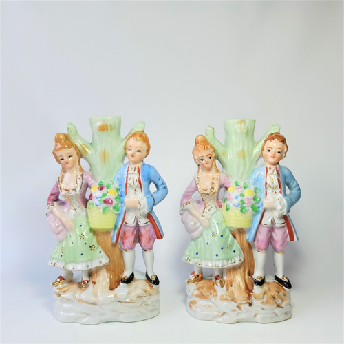 Par De Figuras De Porcelana Para Portátiles! 