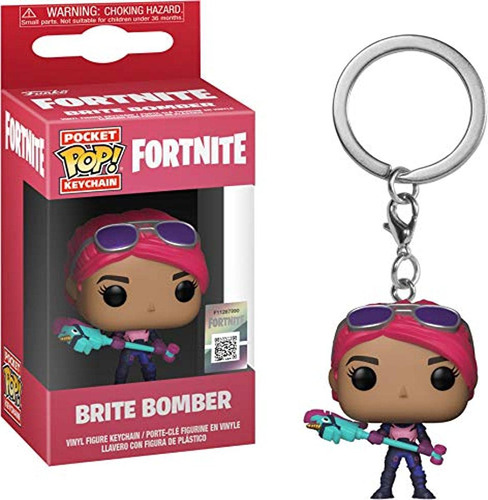 Llavero Funko Pop! Bomber Brite De Fortnite, Multicolor