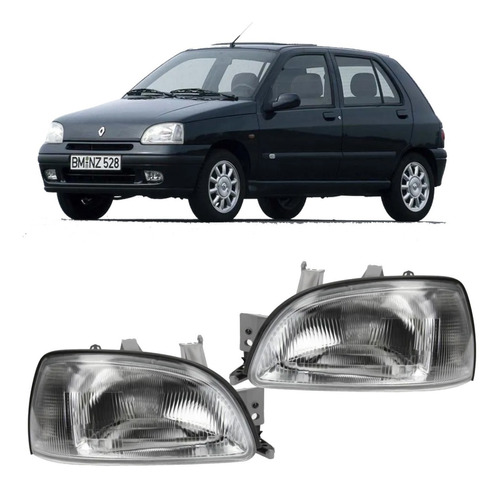 Juego De Opticas Renault Clio 1996 1997 1998 1999