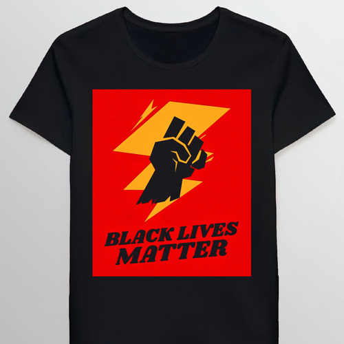 Remera Black Lives Matter Flash Y Puno 53824159