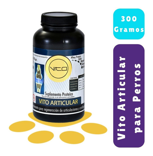 Vito Articular Perros. 300 Gr. Sumplemento Proteico  Mineral