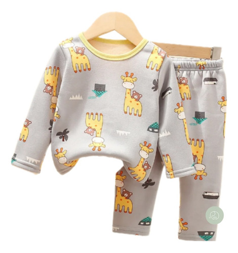 Pijama Frizado Forrado En Micropolar Para Bebés