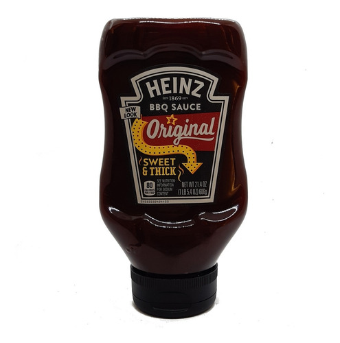 Salsa Bbq Heinz Original 606 Gr Dulce Y Espesa