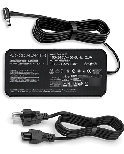 Cargador Para Notebook Asus M570dd-dm195t (120w)