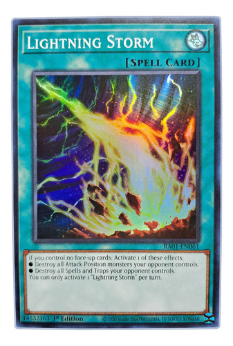 Yugi-oh! Lightning Storm Ra01-en061 Super