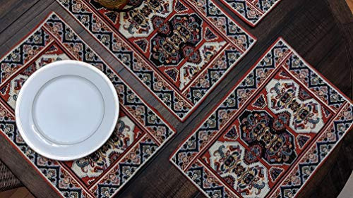 Juego De 4 Manteles Individuales Para Mesa De Comedor De Ki