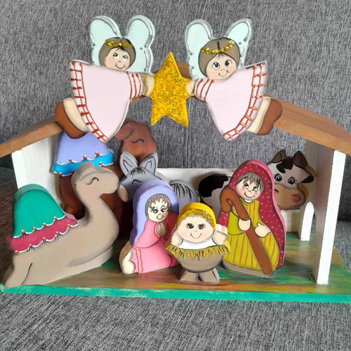 Pesebre O Nacimiento  En Mdf