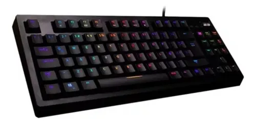Teclado Gamer Vsg Usb Qwerty Outemu Blue Español Negro