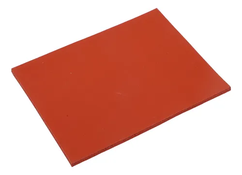 Protector De Mesa, 3 Unidades, Lámina De Silicona Roja, Resi
