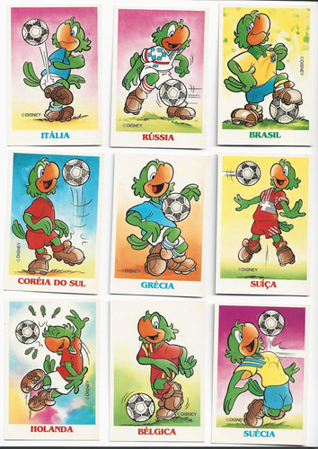 Coleção Completa 50 Cards Ze Carioca Na Copa Do Mundo 1994