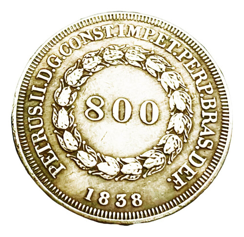 Moeda (cópia) De 800 Réis De 1838-série Cruzados - Cod.788