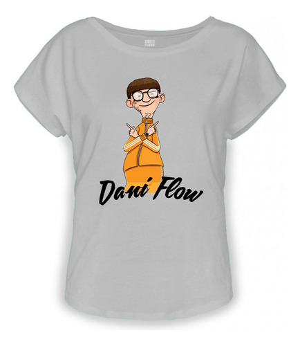 Playera Jaspe Dama Dani Flow Vector Perkins Parodia 1205