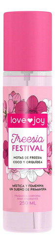 Body Mist Fragancia Fressia Festival Love Joy By Bioscents 