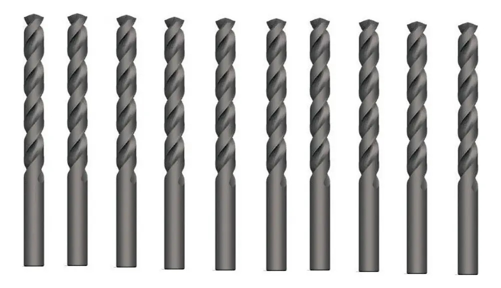 Kit Brocas HSS Dormer 3,9 mm DIN338N com 10 Unidades para Metal