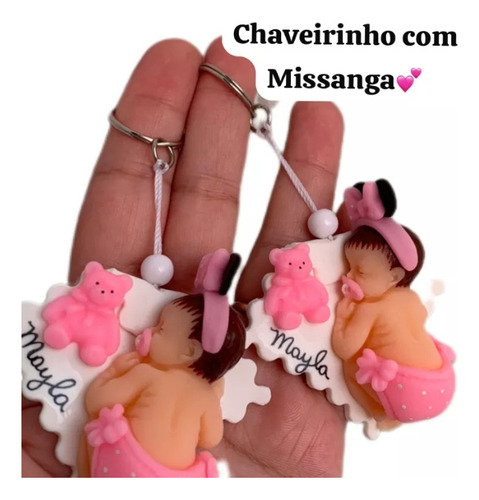 30 Lembrancinhas Maternidade , Imã, Chaveiro, Biscuit