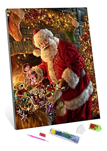 Christmas Wooden Framed Diamond Painting Kits For Adult...