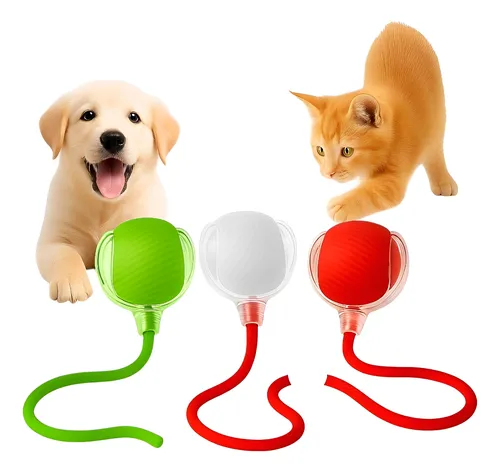 Bola Elétrica Interativa Brinquedo Inteligente Gato Cachorro Sort...