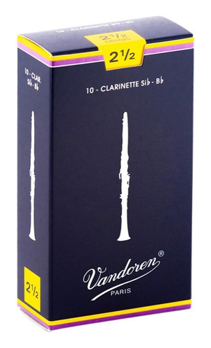 Cañas De Clarinete Bb, Vandoren Tradicional N 2 1/2