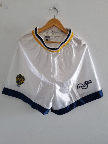 Short Boca Juniors Blanco Olan