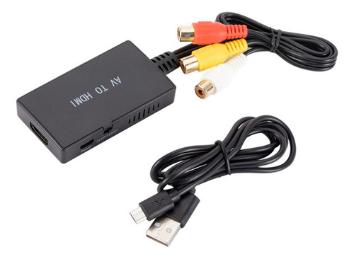 A Convertidor Rca A Hdmi Adaptador Compuesto A Hdmi 1080p