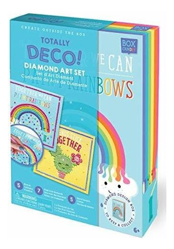 Totally Deco Rainbow Diamond Dazzling Gems Art Set En