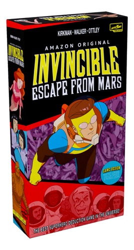 Invincible: Escape From Mars - Juego De Mesa De Enfrentamie.