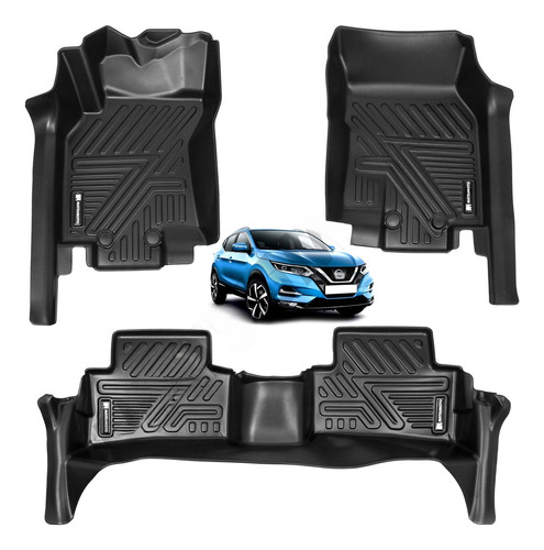 Set Pisos Tipo Bandeja Para Nissan Qashqai (2018 - 2022)