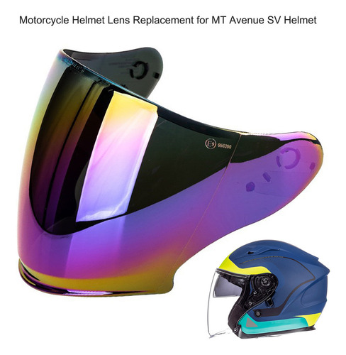 Mz Lente De Casco Surface Helmet Cambered Avenue Sv Lens