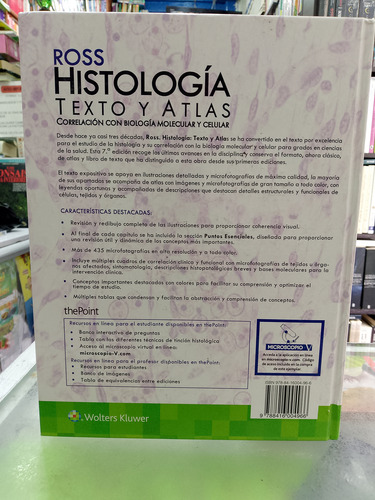 Ross Histología Y Texto Y Atlas, De Wojciech Pawlina (Usado)