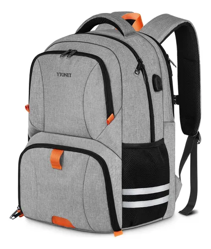 Mochila de gimnasio para hombres y mujeres, mochila de viaje con  compartimento para zapatos, puerto de carga USB, resistente al agua,  mochila médica