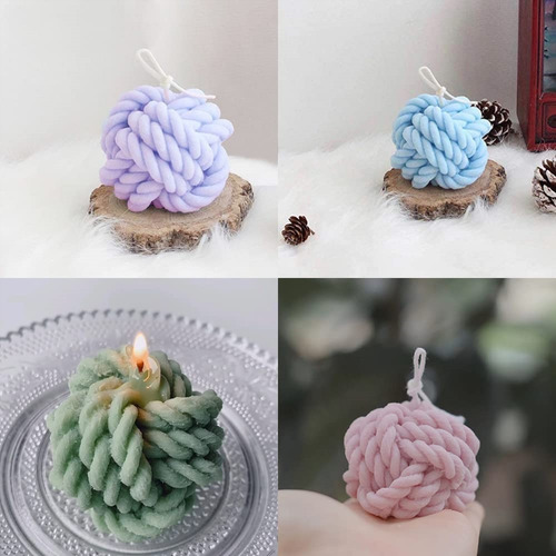 Molde De Vela De Silicona 3d Para Velas De Bricolaje Y Jabón