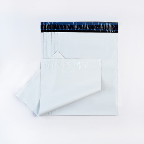 Saco Plastico Envio Branco 19x25 Envelope Com Lacre 200 Un