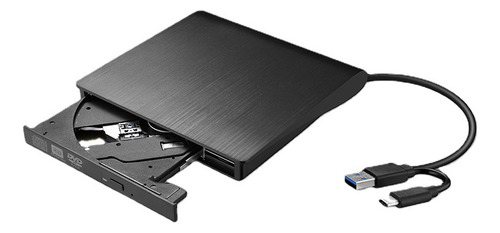 . Gravador De Dvd Externo Usb-c De Cabeça Dupla