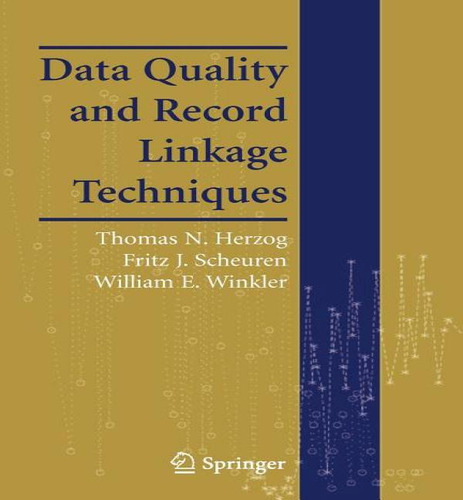 Libro Data Quality And Record Linkage Techniques - Thomas...