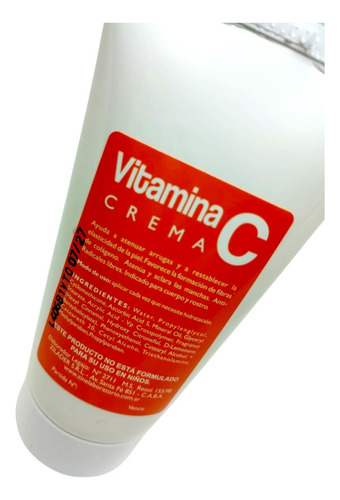 Crema Vitamina C Rostro Antimanchas Elasticidad 70g Zine