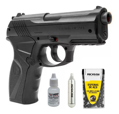 Imagem 1 de 4 de Pistola Airgun C11 6mm Nova E Com Nota Não É Airsoft
