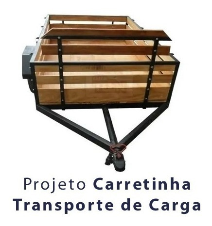Projeto Carretinha De Carga - Carrocinha Moto - Quadriciclo