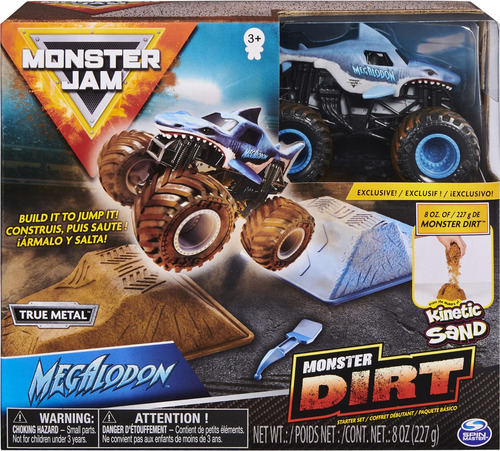 Monster Jam - Set Inicial Megalodon Dirt 226g