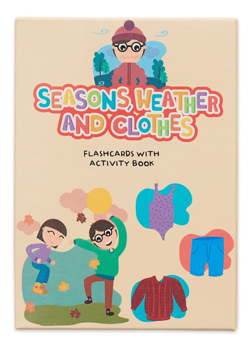 Seasons, Weather And Clothes  - Flashcards + Activity Book -