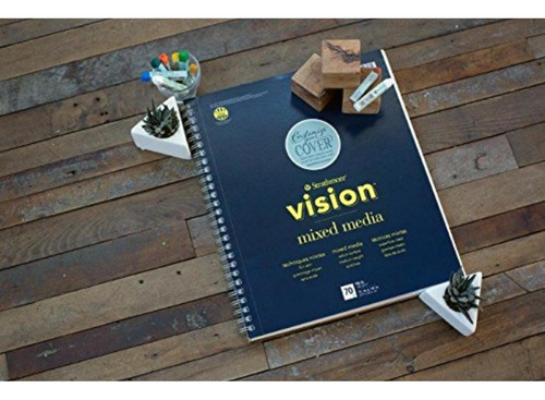 Strathmore 662-55 Vision Mixed Media Pad 5.5 X 8.5 Color