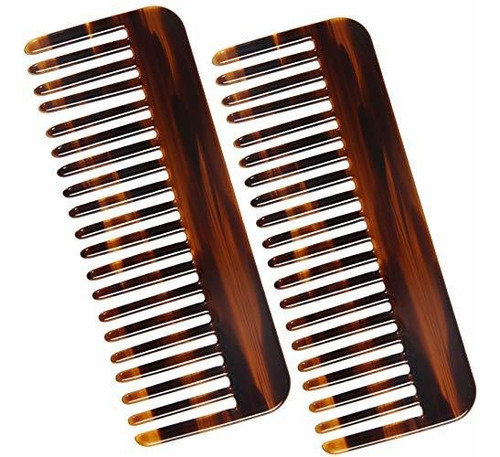 Peines - Large Hair Detangling Comb Wide Tooth Comb For 