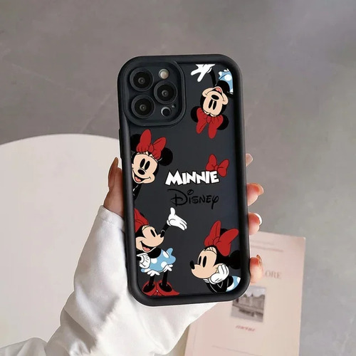 Funda De Teléfono Mickey Minnie Mouse Para iPhone 14 12 13 1